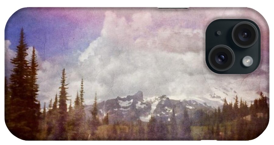 Mountains iPhone Case featuring the photograph My Rainier #stackablesapp #mountains by Joan McCool