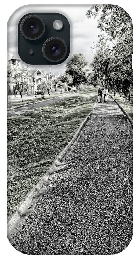 Walk iPhone Case featuring the photograph My Street II by Al Bourassa