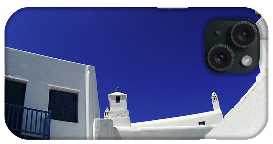Greece iPhone Case featuring the photograph Mykonos Greece Clean Line Architecture by Bob Christopher