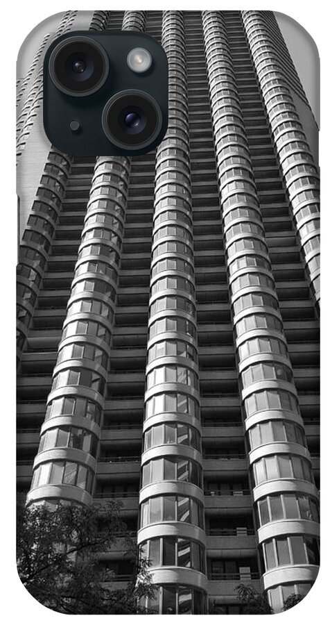 New York City iPhone Case featuring the photograph N Y C Architecture B W by Rob Hans
