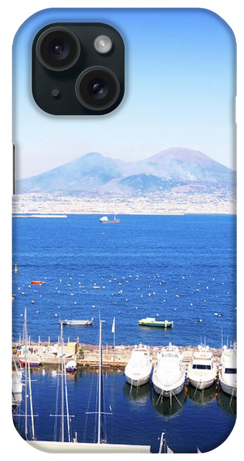 Naples iPhone Case featuring the photograph Naples and Vesuvius by Anastasy Yarmolovich