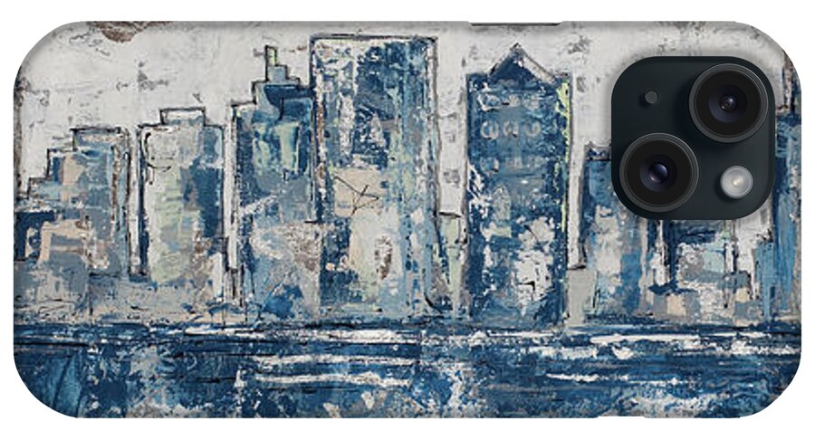 Nashville iPhone Case featuring the painting Nashville in Blues by Kirsten Koza Reed