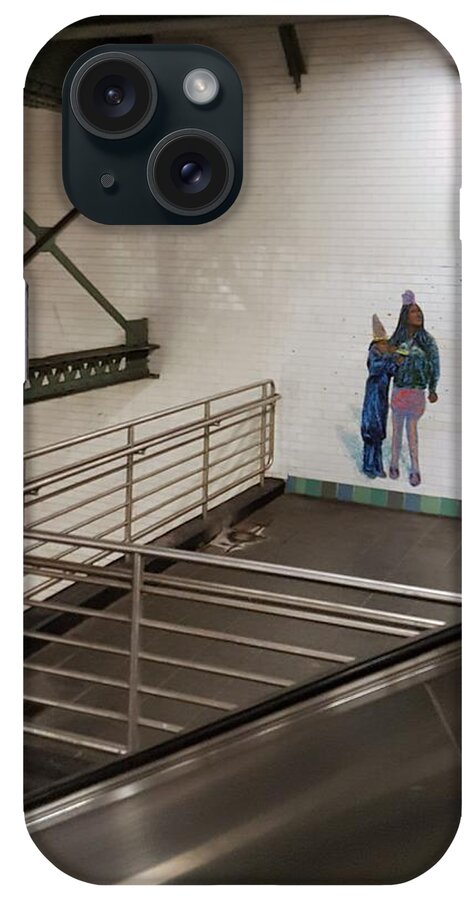 Architecture iPhone Case featuring the photograph Native Americans In The Subway by Rob Hans