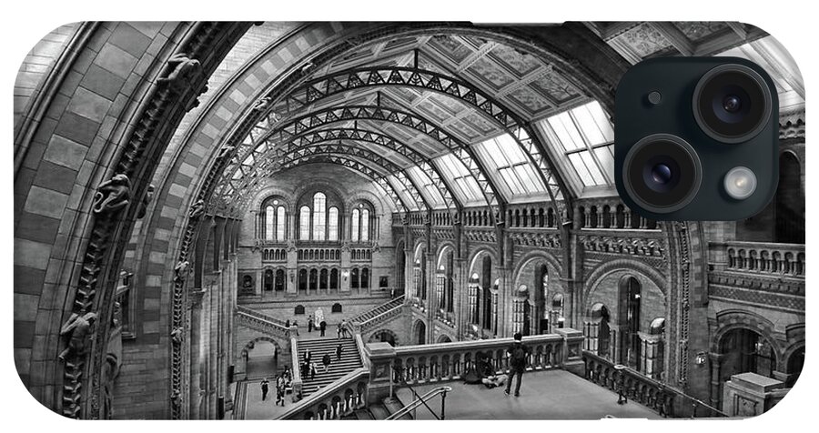 Natural History Museum London iPhone Case featuring the photograph Natural History Museum London 7 by Julia Gavin