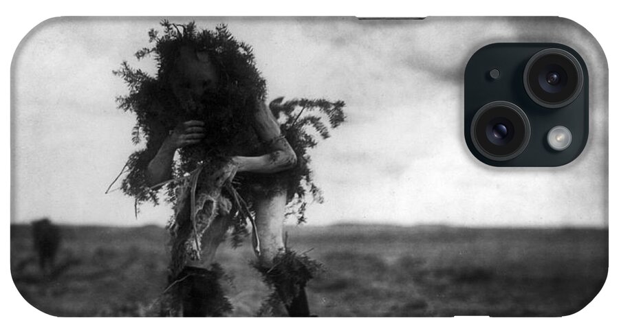 1905 iPhone Case featuring the photograph NAVAJO DANCER, c1905 by Edward Curtis