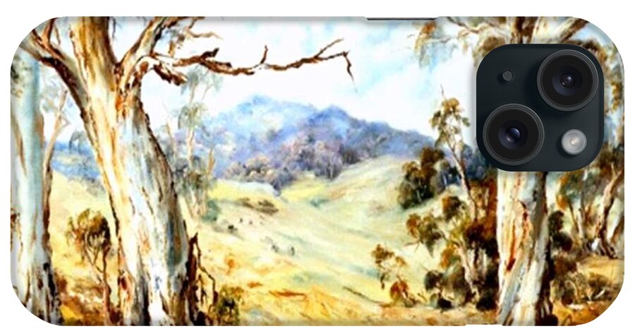 Avoca iPhone Case featuring the painting Near Avoca by Ryn Shell