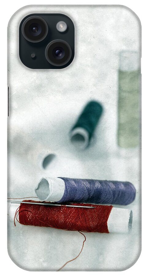 Needle iPhone Case featuring the photograph Needle And Thread by Joana Kruse