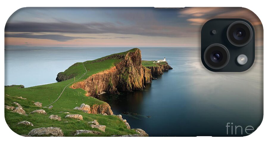 Neist Point iPhone Case featuring the photograph Neist Point at Sunset by Maria Gaellman