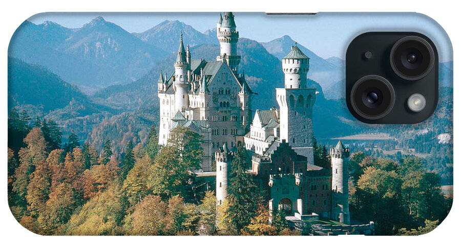 Schloss iPhone Case featuring the photograph Neuschwanstein Castle by Edward Drews