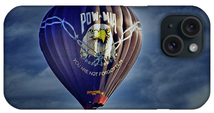 Hot Air Balloon iPhone Case featuring the digital art Never Forget by Gary Baird
