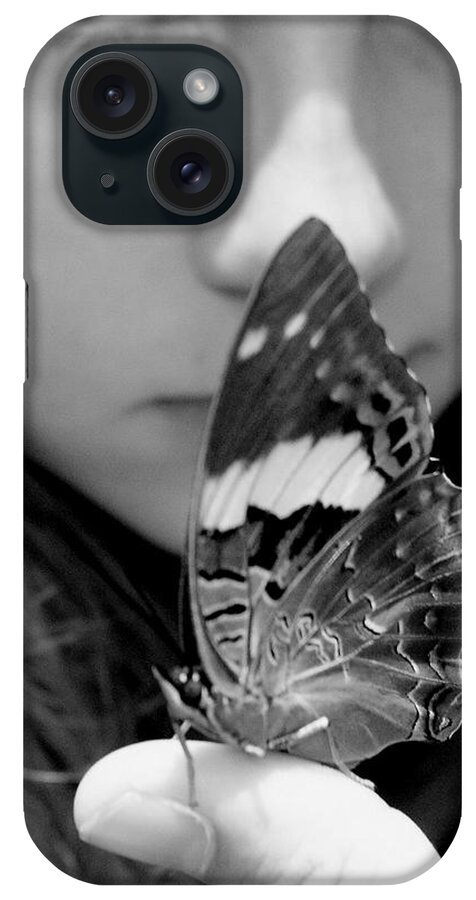 Black And White Photography iPhone Case featuring the photograph New Beginning by Shelley Jones