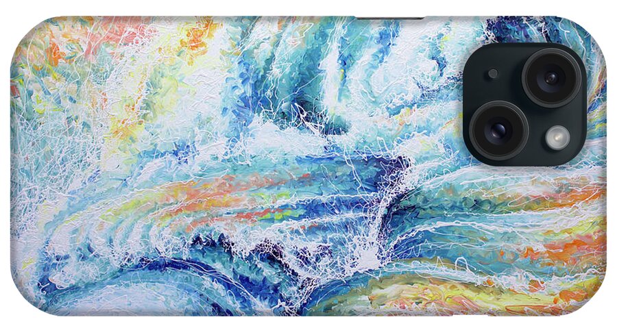 Surf Art iPhone Case featuring the painting New Born by William Love