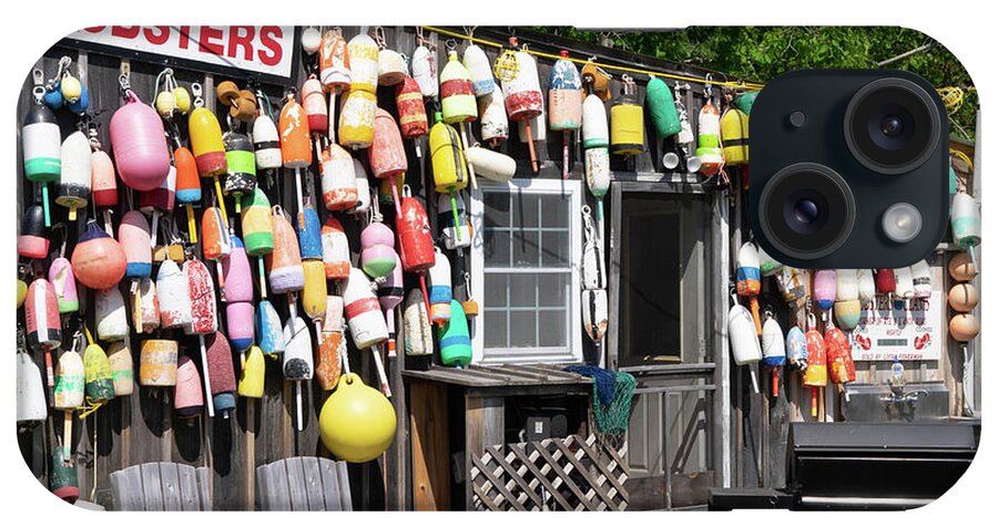 Buoys iPhone Case featuring the photograph New England Lobster Shack by Cathy Donohoue