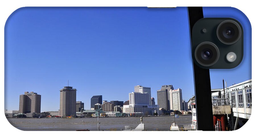 New Orleans Skyline iPhone Case featuring the photograph New Orleans Skyline by Andrew Dinh