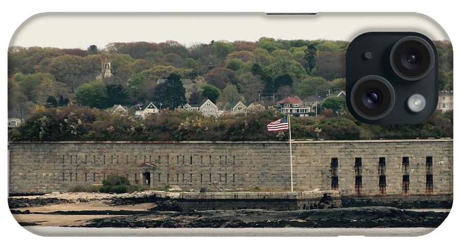 Fort Gorges iPhone Case featuring the photograph Square Fort Gorges by Modern Art