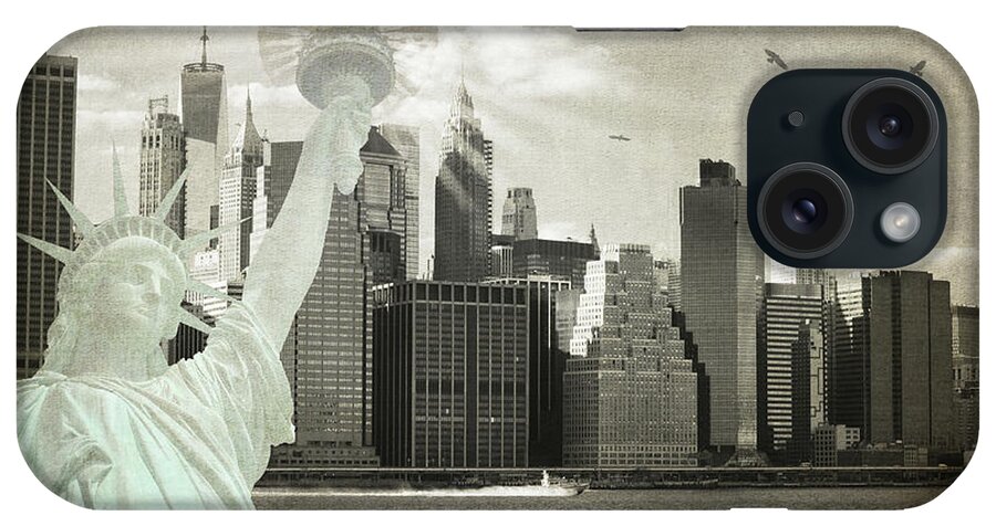 New iPhone Case featuring the photograph New York New York Da by Judy Wolinsky