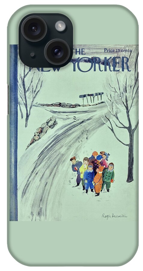 New Yorker February 1 1958 iPhone Case