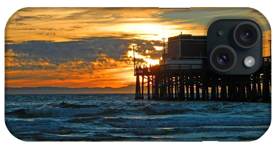 Newport Beach iPhone Case featuring the photograph Newport Pier, California by Everette McMahan jr