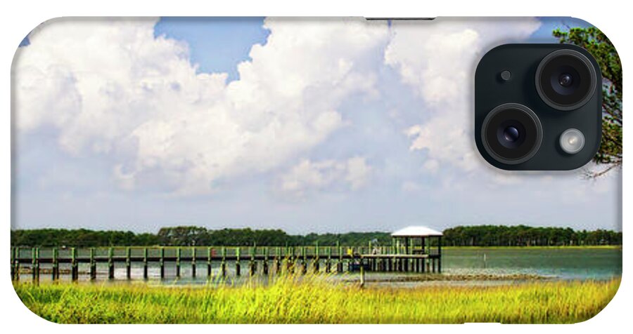 Color iPhone Case featuring the photograph Newport River -1 by Alan Hausenflock