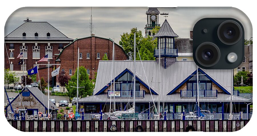 Boathouse iPhone Case featuring the photograph Newport Waterfront by Tim Kirchoff