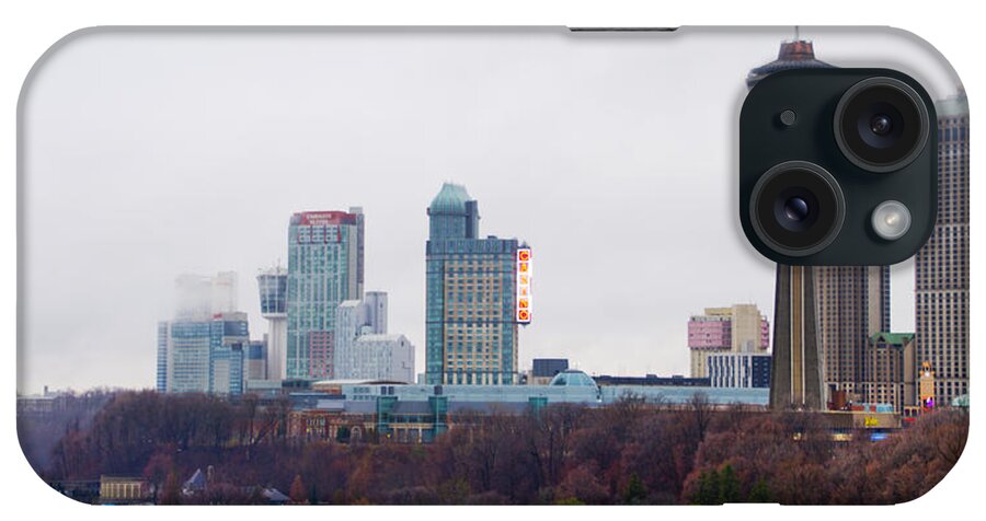 Niagara iPhone Case featuring the photograph Niagara Falls Ontario Skyline by Bill Cannon