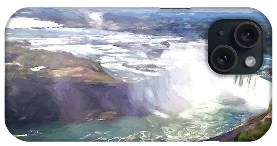 Niagara Horseshoe Falls iPhone Case featuring the photograph Niagara Horseshoe Falls by Luther Fine Art