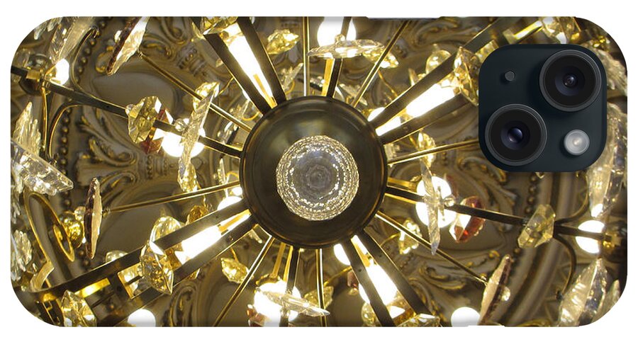 Chandelier iPhone Case featuring the photograph Nice Monte Carlo 01 by Annette Hadley