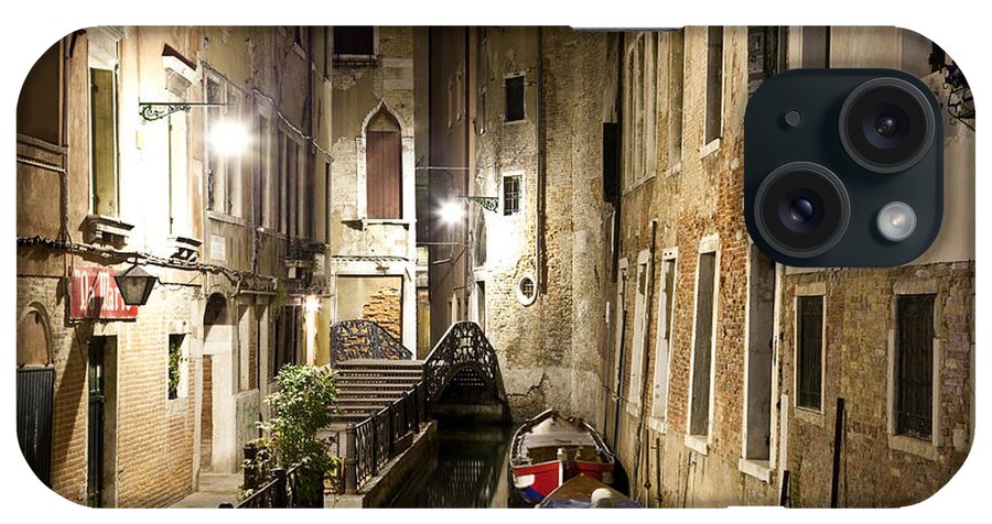 Venezia iPhone Case featuring the photograph Night da Mario by Marco Missiaja