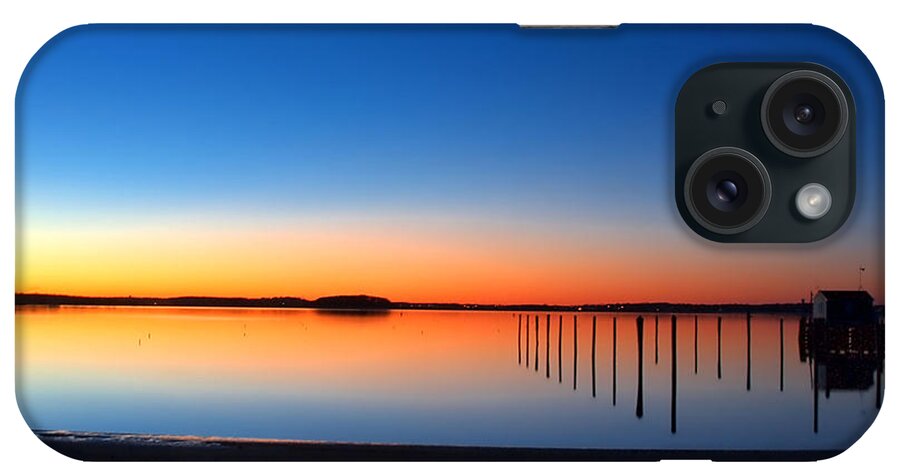 Pier iPhone Case featuring the photograph Night Fall by Bruce Gannon