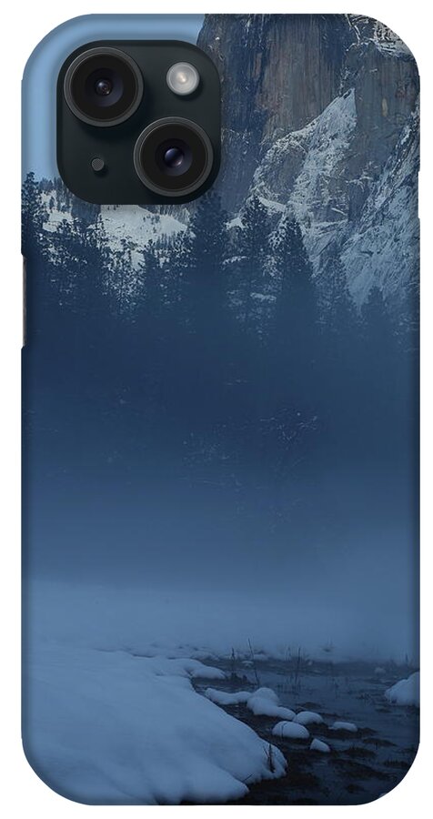 Half iPhone Case featuring the photograph Night falls upon Half Dome at Yosemite National Park by Jetson Nguyen