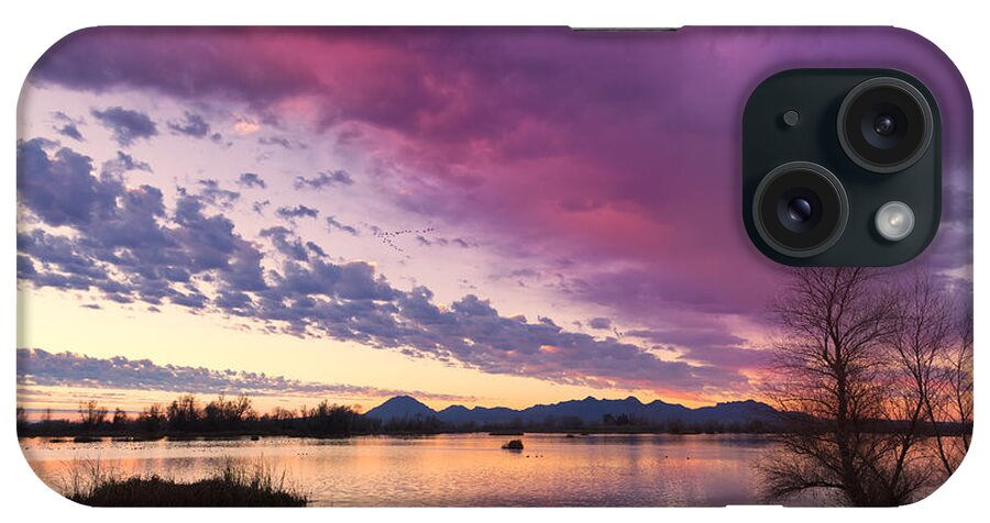 Wetland iPhone Case featuring the photograph Night Gives Way to Dawn by Kathleen Bishop