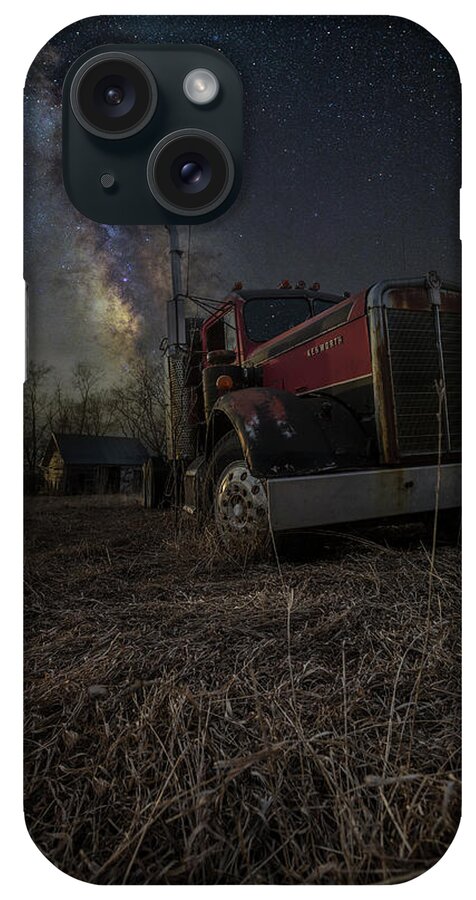 Milky Way iPhone Case featuring the photograph Night Rig by Aaron J Groen