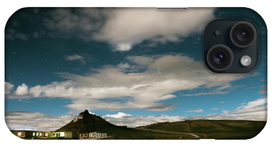 Tibet iPhone Case featuring the photograph Night sky near Lake Manasarovar TIBET by Raimond Klavins