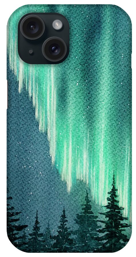 Night iPhone Case featuring the painting Night Sky No.2 by Rebecca Davis