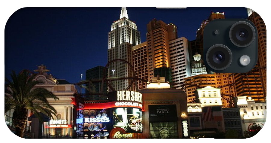 Las Vegas iPhone Case featuring the photograph Night Strip by David Nicholls