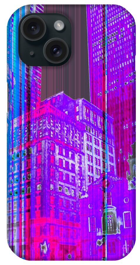 Night Life iPhone 15 Case featuring the photograph Nightlife the Psycho Way by Julie Lueders 