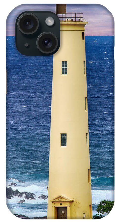 Lighthouse iPhone Case featuring the photograph Ninini Point Lighthouse by Bill and Linda Tiepelman