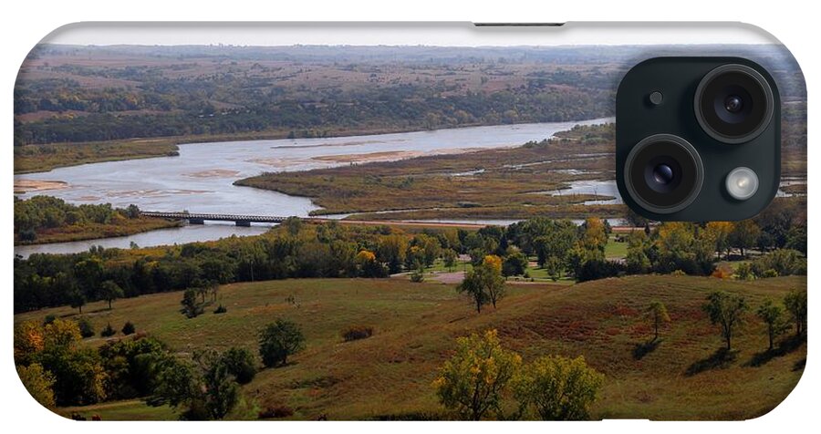 Niobrara iPhone Case featuring the photograph Niobrara River in Fall by Yumi Johnson