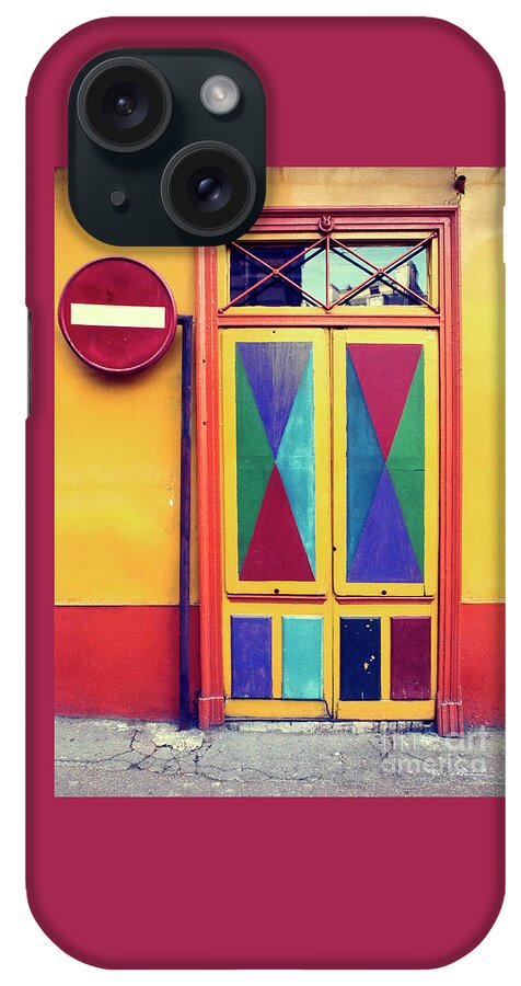 Paris iPhone Case featuring the photograph No Entry, Paris 1969 by Marc Nader