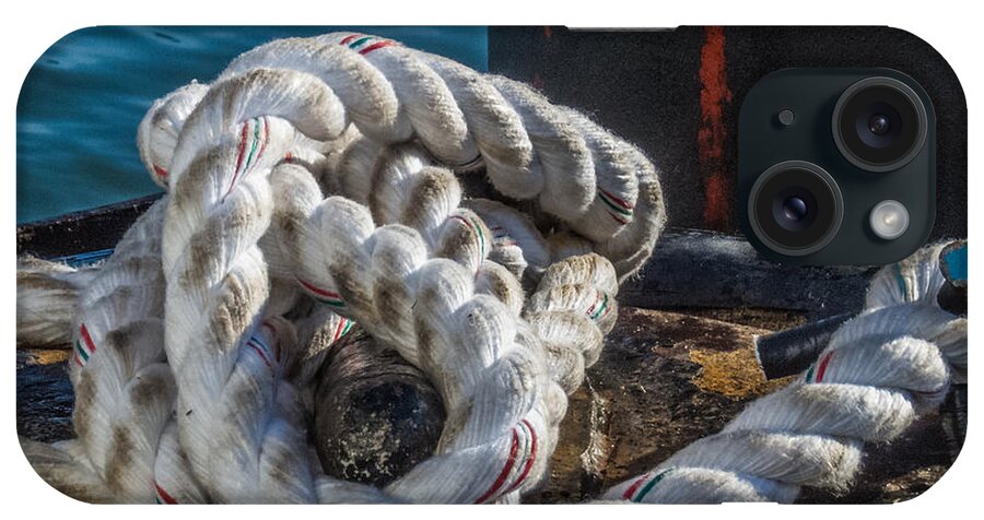 Rope iPhone Case featuring the photograph Ship Rope by Patti Deters