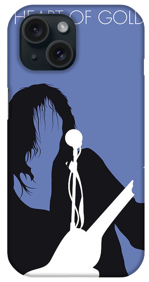 Neil iPhone Case featuring the digital art No128 MY Neil Young Minimal Music poster by Chungkong Art