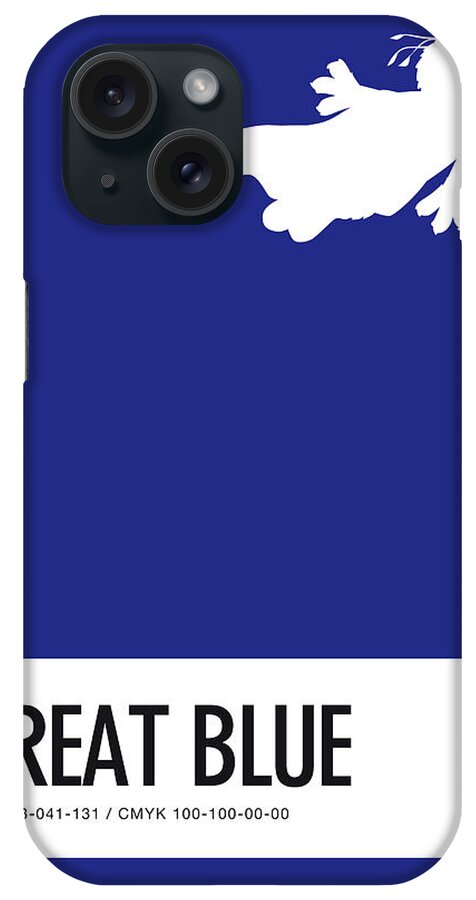  iPhone Case featuring the digital art No27 My Minimal Color Code poster Gonzo by Chungkong Art