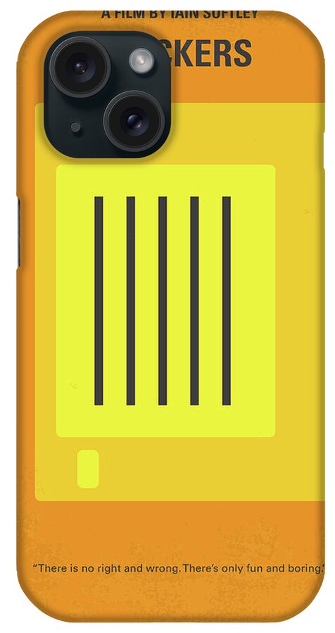 Hackers iPhone Case featuring the digital art No684 My Hackers minimal movie poster by Chungkong Art