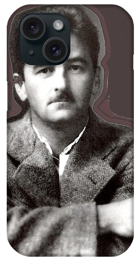 Nobel Prize Winning Author William Faulkner Unknown Photographer And Date iPhone Case featuring the photograph Nobel Prize winning author William Faulkner unknown photographer and date by David Lee Guss