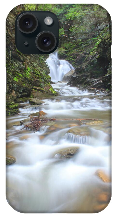 Berkshires iPhone Case featuring the photograph North Adams Cascade by John Burk