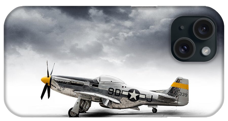 P-51 Mustang iPhone Case featuring the digital art North American P-51 Mustang by Douglas Pittman
