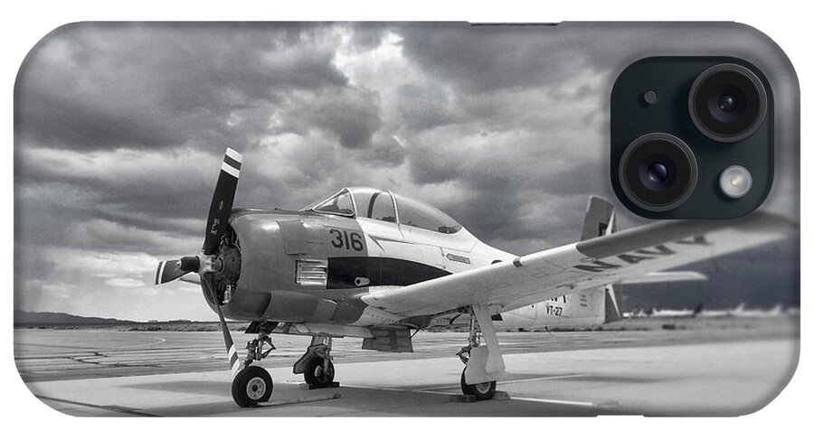 Aviation iPhone Case featuring the photograph North American T-28 by Douglas Castleman