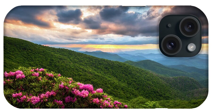 Blue Ridge Parkway iPhone Case featuring the photograph North Carolina Blue Ridge Parkway Scenic Landscape Asheville NC by Dave Allen