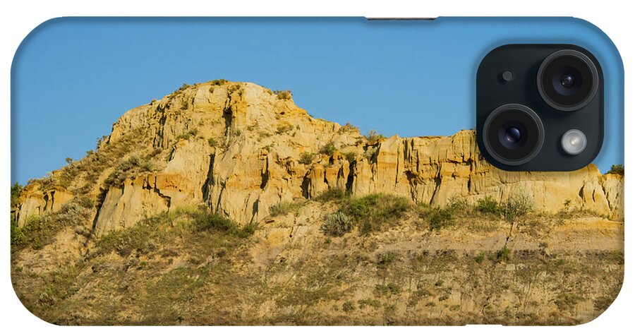 Theodore Roosevelt National Park iPhone Case featuring the photograph North Dakota Badlands Eighteen by Bob Phillips