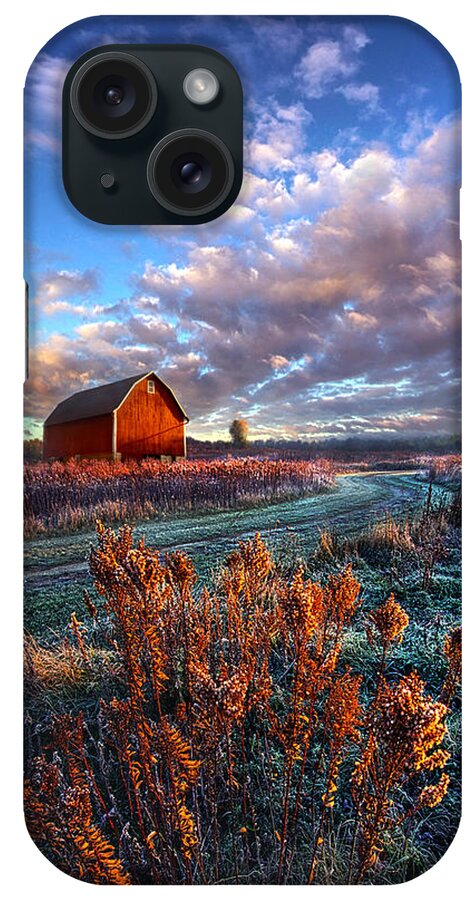 Barn iPhone Case featuring the photograph Not All Roads Are Paved by Phil Koch